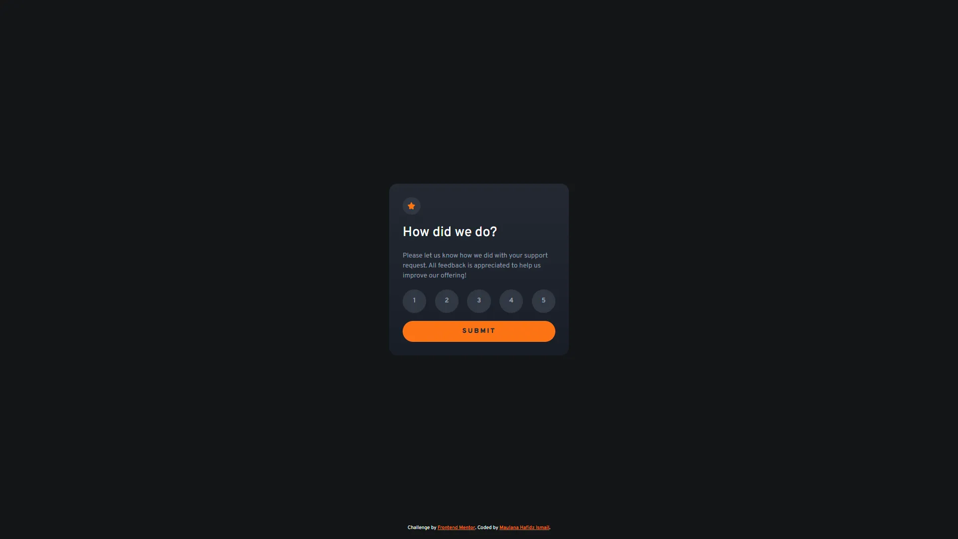 Interactive Rating Component