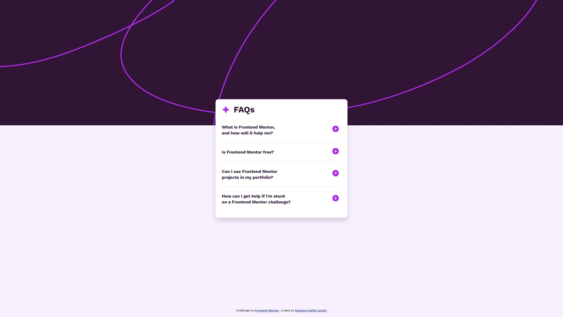 FAQ Accordion